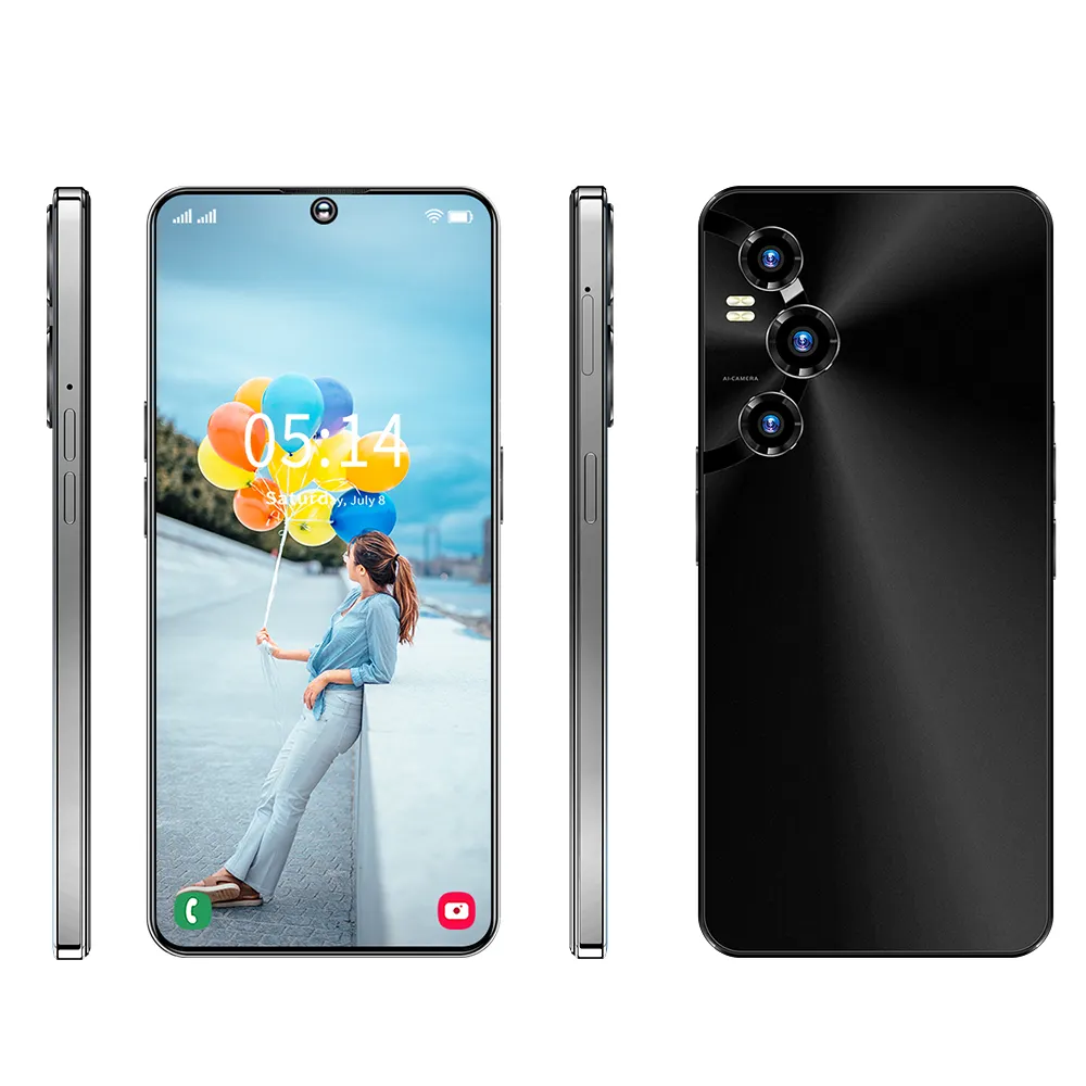 2023 NOVO S30 Ultra s23 Tela Grande 7.2 polegadas 16G + 1TB rosto original desbloquear celular móvel inteligente Android 12 desbloquear o telefone móvel