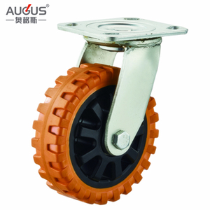 Personalize o Tamanho Placa Superior Pesado Carregando Desgaste Resistente 4 Polegada <span class=keywords><strong>100</strong></span> <span class=keywords><strong>mm</strong></span> Pequena Roda De Rodízio De Nylon - Product Image 5