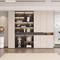Meuble de rangement moderne et minimaliste en bois massif Huipinju, design décoratif pour salon, buffet pour salon