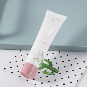 Discus 50ml bianco opaco tubo biodegradabile imballaggio vuoto spremiagrumi dentifricio detergente grazioso rossetto rosa crema per gli occhi - Product Image 4