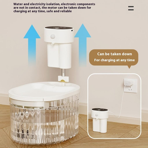 Rechargeable Battery Powered Plastic Intelligent Smart Automatic Pet Water Dispenser for Pets - Product Image 3