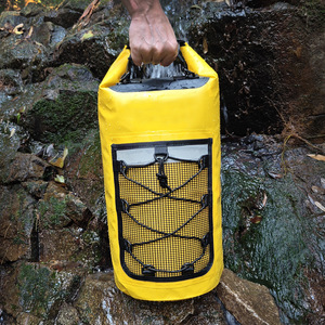 Sac étanche en PVC à mailles, 20-36L, pour plongée, rafting, multifonction, avec fermeture éclair, sac de natation étanche, ceinture à coussin d'air - Product Image 5