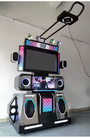 Machine de danse en réalité virtuelle 9D en métal pour salles d'arcade intérieures, centres commerciaux éducatifs et parcs d'aventure, avec garantie de 3 ans