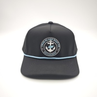 Casquette de golf sportive innovante à cinq panneaux en Oxford imperméable, perforée au laser, respirante, faible MOQ, OEM, produit actif