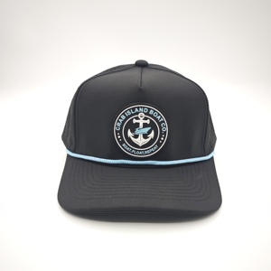 Innovador Gorro de Golf de Cinco Paneles, Sólido e Impermeable, con Emblema de Silicona Personalizado, Bajo MOQ, OEM, Perforado con Láser, Transpirable, Producto Activo - Product Image 4