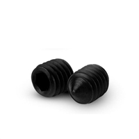 Vis à tête hexagonale DIN913 DIN914 DIN916 Gr12.9 en acier allié noir M1.4 M2 M2.5 M3 M4