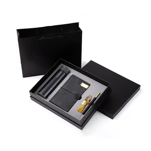 Изготовленный на заказ корпоративный подарочный набор роскошная Вакуумная чашка ноутбук исполнительные наборы бизнес-рекламный Подарочный набор с коробкой