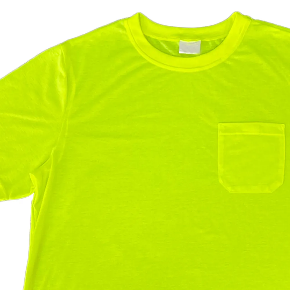 Hi Vis Workwear Plus Size Safety T Shirt Custom Work Polo Safety Shirt