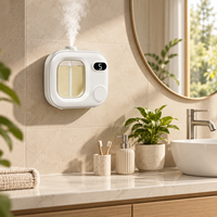 Petit diffuseur d'air humidificateur mural, machine d'aromathérapie alimentée par USB, diffuseur d'huiles essentielles pour la maison avec affichage numérique