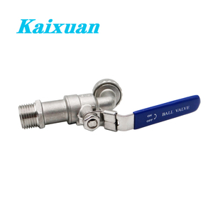 <span class=keywords><strong>Robinet</strong></span> à bille en acier inoxydable 316 avec poignée verrouillable <span class=keywords><strong>pour</strong></span> eau, raccord fileté - Product Image 5