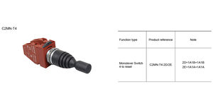 CNTD C2MN-T4 Illuminated <strong>Push</strong> <strong>Button</strong> <strong>Switch</strong> Rotary LED Waterproof Self-Resetting <strong>Latching</strong> Momentary Start 22mm IP65 16A - Product Image 4