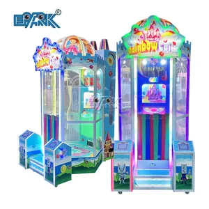 Machine de jeu d'arcade pour enfants, château arc-en-ciel