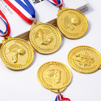 Médailles et trophées de championnat de basketball personnalisés en gros, médailles vierges pour sublimation