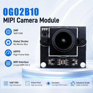 โมดูลกล้อง 2MP OG02B10 Global Shutter MIPI พร้อม IR-CUT ความละเอียด 1600x1300 แบบโมโน ความผิดเพี้ยนต่ำ สำหรับหุ่นยนต์ SLAM VIO โดรน และระบบวิชันฝังตัว - Product Image 3