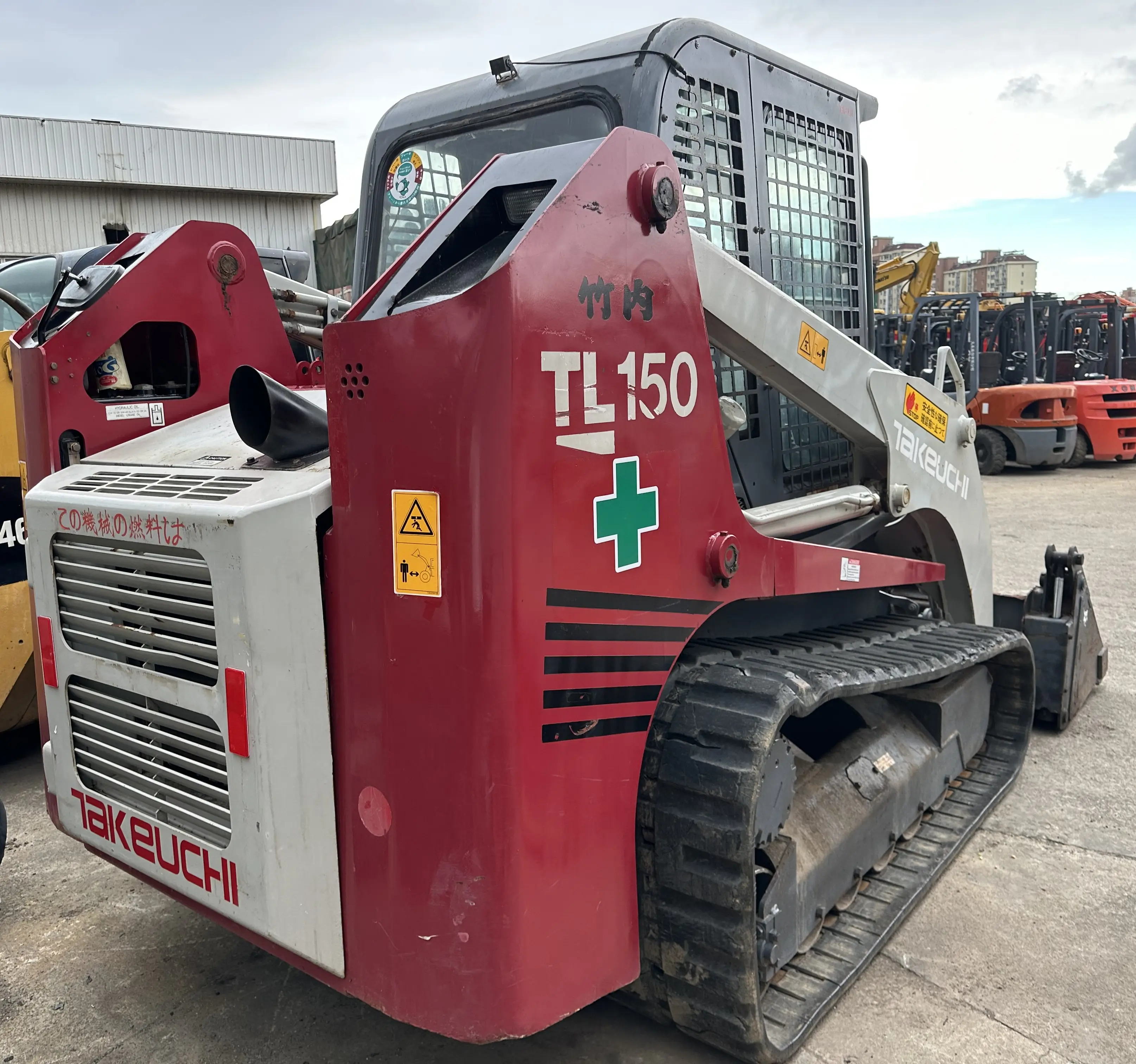 Şangay çin japonya yükleyici TL150 satılık iyi fiyat Takeuchi TL150 Skid nokta dönüşlü yükleyici