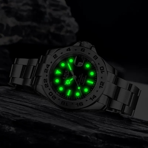 2024 nuevo diseño <span class=keywords><strong>LIGE</strong></span>, relojes deportivos de cuarzo de marca superior para Hombre, pulsera de acero inoxidable, cronógrafo resistente al agua de 30M, <span class=keywords><strong>Reloj</strong></span> de lujo para Hombre - Product Image 4