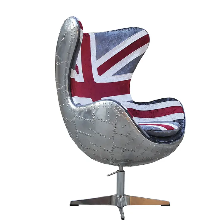 Шарнирное бархатное кресло-Авиатор с разъемом соединения, стекловолоконное кресло для бара