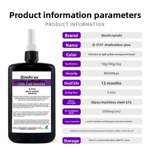COOTIME Pegamento Acrílico Modificado para Cristal, Pegamento <span class=keywords><strong>UV</strong></span> para Bandejas de Frutas y Copas de Vino, Sin Sombras, Extra Fuerte, Curado Rápido en 15 Segundos - Product Image 2