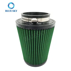 Nanjing Blue Sky Filter Hoge Prestaties Universele 92Mm 3.62in Ras Auto Intake Filter Vervanging Voor Auto Air Filter