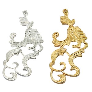 Colgante de estilo antiguo con diseño de nubes, chapado en oro y plata, forma de gota de cobre para la fabricación de collares, accesorios de joyería. - Product Image 5