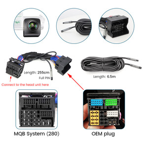 Canbus năng động máy ảnh cho ghế Leon Mk3 5ffr Le 2013-2019 phía sau xem máy ảnh đảo ngược cho MIB đơn vị HD tầm nhìn ban đêm Plug & Play - Product Image 5