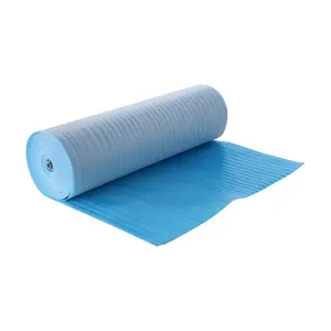 Rouleau de mousse polyuréthane bleue 3 en 1, tapisserie stratifiée pour sol