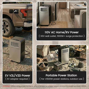 Mini climatiseur domestique POG1 5200 BTU à échange d'eau, sans énergie thermique, pour climatisation à air chaud - Product Image 2