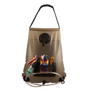 Échantillon gratuit : Sac de douche solaire 20L portable avec interrupteur marche/arrêt et pommeau de douche amovible pour les voyages en plein air, la randonnée et la plage - Product Image 1