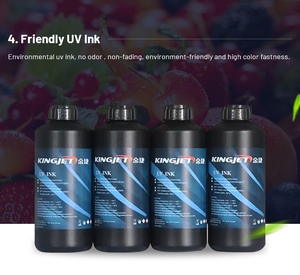 Kingjet 60*90 UV máquina de impresión plana botella digital máquina de impresión acrílica de vidrio richo G5I impresora uv de gran formato - Product Image 4