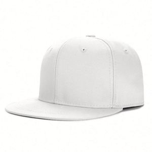หมวกเบสบอลสีพื้น ทรงแบน สไตล์ฮิปฮอป 6 แผง แบบ Snapback - Product Image 5