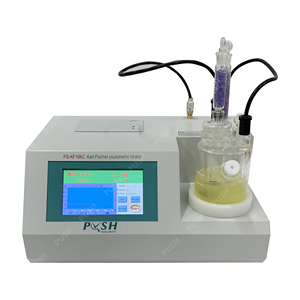 เครื่องทดสอบน้ำมันฉนวนกันความร้อนแบบพุช (Push) Karl Titration Coulometric Titrator KF Oil Tester - Product Image 4