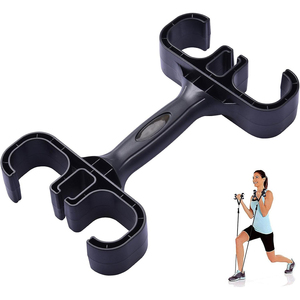 La fascia per <span class=keywords><strong>allenamento</strong></span> per tutto il corpo portatile per palestra da <span class=keywords><strong>casa</strong></span> maneggia la maniglia delle fasce di resistenza in materiale <span class=keywords><strong>ABS</strong></span> - Product Image 5