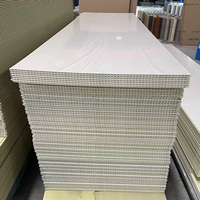 Panel Dinding WPC Veneer Kayu PVC Dekoratif Interior Berlapis Marmer 3D Harga Terjangkau untuk Dinding Latar