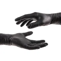 Перчатки нитриловые черные Trilite 6мм размеры S, M, L, XL
