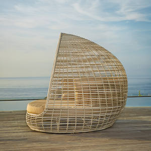 Offre Spéciale <span class=keywords><strong>lit</strong></span> d'extérieur en rotin <span class=keywords><strong>de</strong></span> jour pour salon d'extérieur coussins <span class=keywords><strong>de</strong></span> canapé Patio Garden Rattan <span class=keywords><strong>Cocoon</strong></span> Lounge Bed - Product Image 4