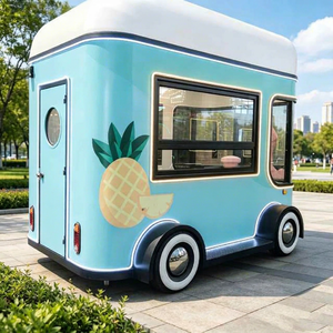 Camion de restauration électrique populaire, camion de vente mobile, longueur personnalisable (2-4m), options de revêtement de sol (aluminium/vinyle), cuisine complète - Product Image 1