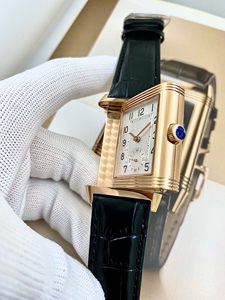 Montre mécanique à cadran à aiguilles, mouvement Shanghai, bracelet en cuir unisexe, design rétro élégant, personnalisable, de luxe - Product Image 3