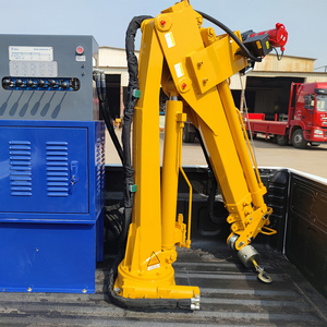 Mini grue montée par camion de 0.8ton 800kg 1 tonne grue montée par levage hydraulique - Product Image 6