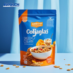 OEM logo riêng nhựa thực phẩm đứng lên túi tùy chỉnh kỹ thuật số in với dây kéo Mylar nhôm lá Túi - Product Image 4