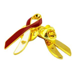 Épingle à revers en métal de haute qualité, Badge d'usine en porcelaine, ruban drôle pour éviter le <span class=keywords><strong>Cancer</strong></span>, épingles à revers personnalisées - Product Image 3