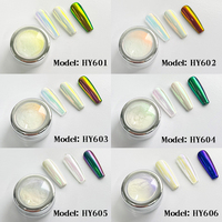 Glace Transparent Miroir Chrome Caméléon Aurora Pigment Poudre Peinture Revêtement pour Résine Époxy Changement De Couleur Chrom