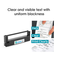 Rubans compatibles pour NIBO 8800/8920/9800, Seikosha QR - 120/QR - 475/QR - 550