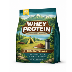 โปรตีนเวย์พรีเมียม 1 กก. 2.5 กก. 5 กก. แบบผสมพร้อมดื่ม บรรจุในถุงแบบก้นแบน ถุงบรรจุภัณฑ์เสริมอาหารโปรตีน ดีไซน์สะอาดตา - Product Image 1