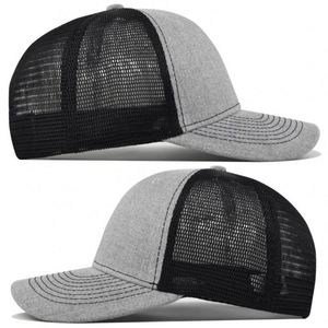 หมวกแก๊ปทรงทรัคเกอร์ 6 แผง ลายพราง คุณภาพสูง ปรับแต่งได้ ผลิตจากโพลีเอสเตอร์/คอตตอน  ปักลายแบบแพทช์  ทรงสูง ปีกแบน  แฟชั่นสำหรับผู้ชาย  ตาข่ายระบายอากาศ - Product Image 5