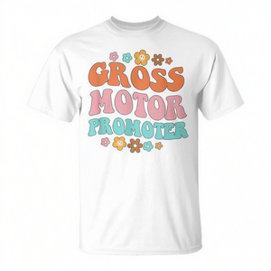 Camiseta Gross Motor Promoter Groovy Physical Therapist PT Squad - Product Image 2