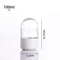 Nuevos Frascos de Vidrio Transparentes de 3.5g con Tapa Hermética a Prueba de Olores y a Prueba de Niños para Envasado de Hierbas y Flores Secas