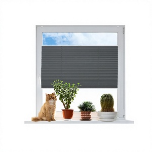 Supports de fixation métalliques Easyfix pour stores plissés SUPER Collection Tissu Perlé Protection Solaire Intimité Isolation <span class=keywords><strong>Thermique</strong></span> - Product Image 1