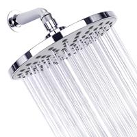 Ensemble de douche encastré moderne en ABS, avec pommeau de douche supérieur de 8 pouces style pluie, finition électroplaquée, pour salle de bain