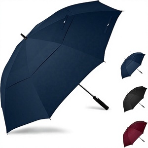 Golf <strong>Umbrella</strong> Windproof Heavy Duty Automatic Open UV Protection Water <strong>Repellent</strong> Double Canopy <strong>Umbrella</strong> with Logo - Product Image 1