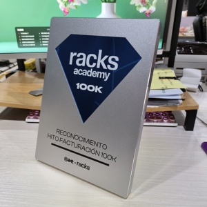 Biển hiệu bằng kim loại nhôm vàng, hình dạng logo tùy chỉnh của bảng khen thưởng gương, phù hiệu, chứng chỉ nhà phân phối ủy quyền - Product Image 4